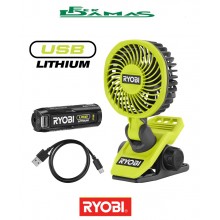 VENTILATORE PORTATILE  4V. RYOBI ART. RCF4-120G